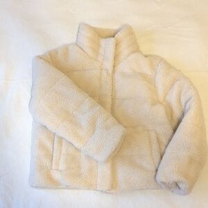 NWOT Gap Cozy Cream Sherpa Women's Jacket
